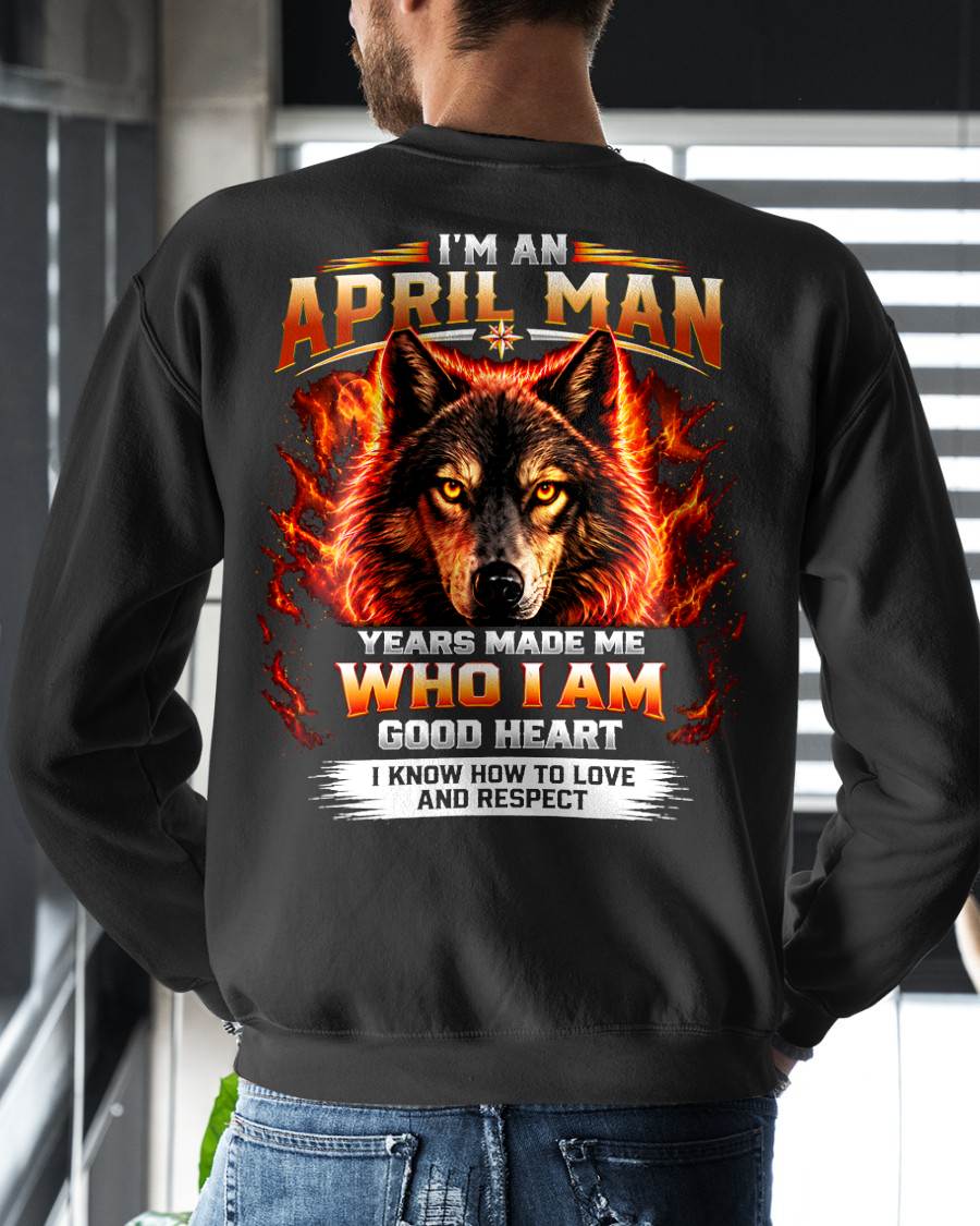 APRIL SHIRT I Know How To Love And Respect - For Men - Virgo04 (SKU2609-291-04)