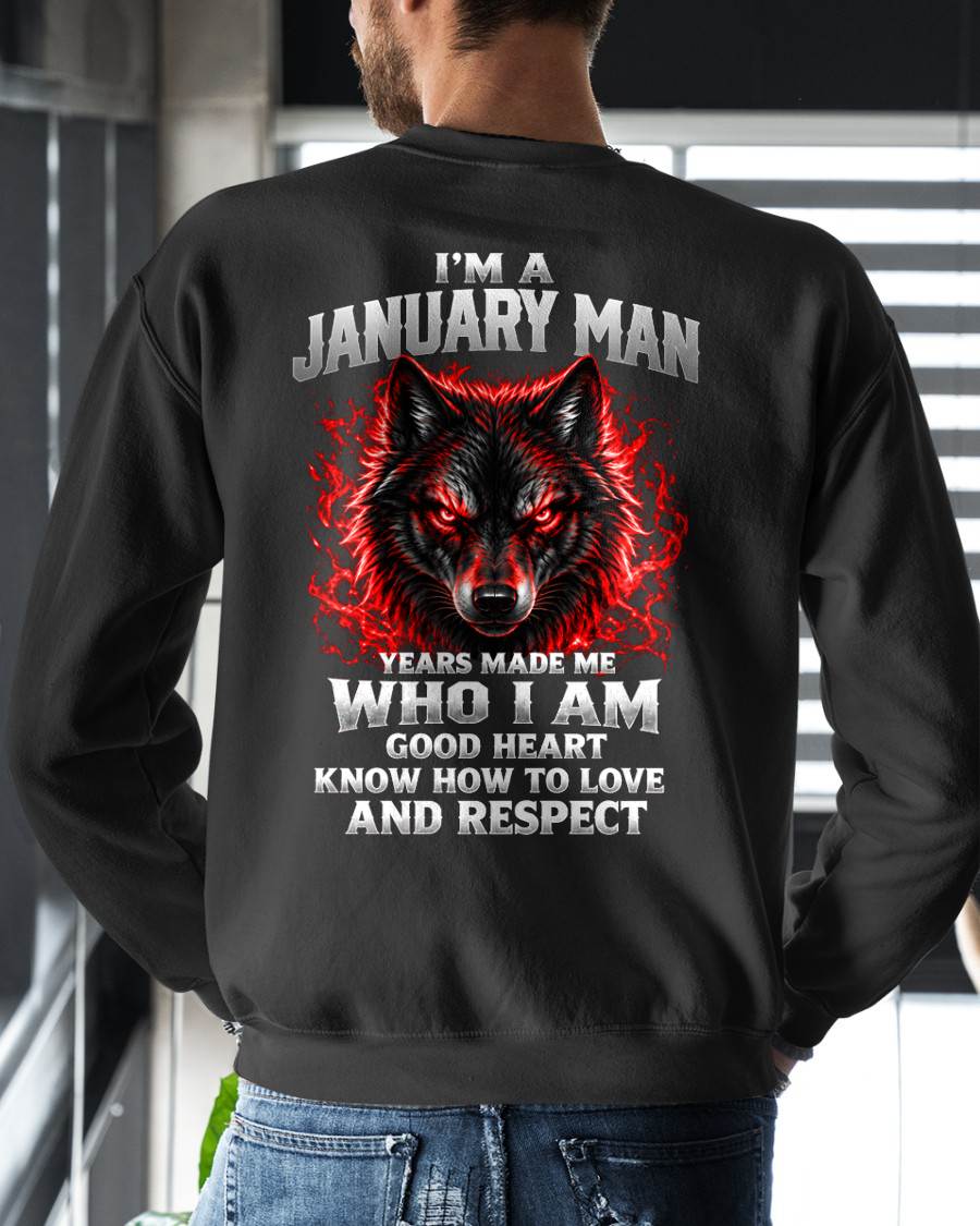 JANUARY SHIRT I Know How To Love And Respect - For Men - Virgo01 (SKU2610-186-01)