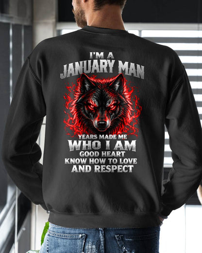 JANUARY SHIRT I Know How To Love And Respect - For Men - Virgo01 (SKU2610-186-01)