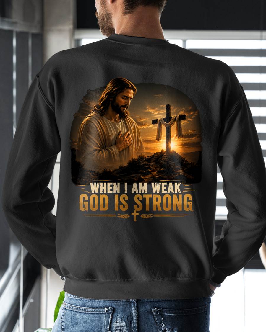 CHRISTIAN T-SHIRT God is Strong - For Men - Virgo00 (SKU2608-103)