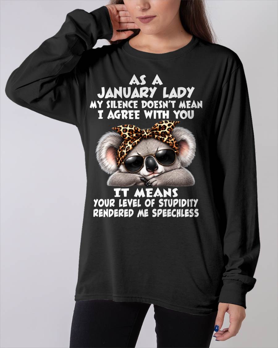 JANUARY SHIRT As A January Lady - For Women - Virgo01 (SKU2609-113-01)