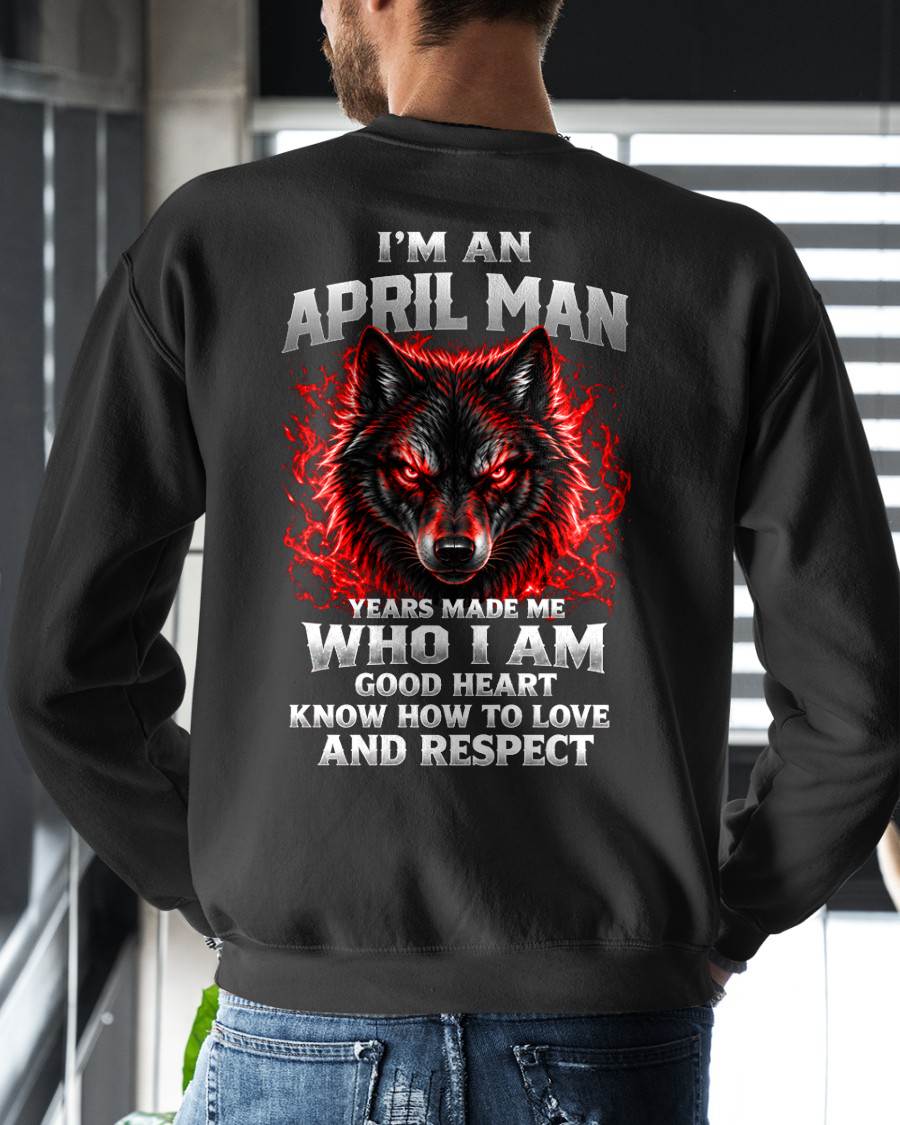APRIL SHIRT I Know How To Love And Respect - For Men - Virgo04 (SKU2610-186-04)
