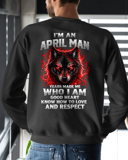 APRIL SHIRT I Know How To Love And Respect - For Men - Virgo04 (SKU2610-186-04)
