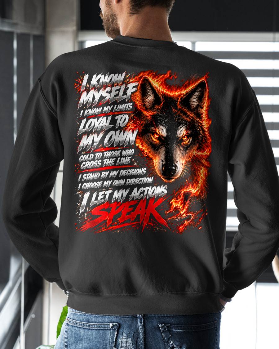 SHIRT I Let My Actions Speak - For Men - Virgo00 (SKU2609-145)