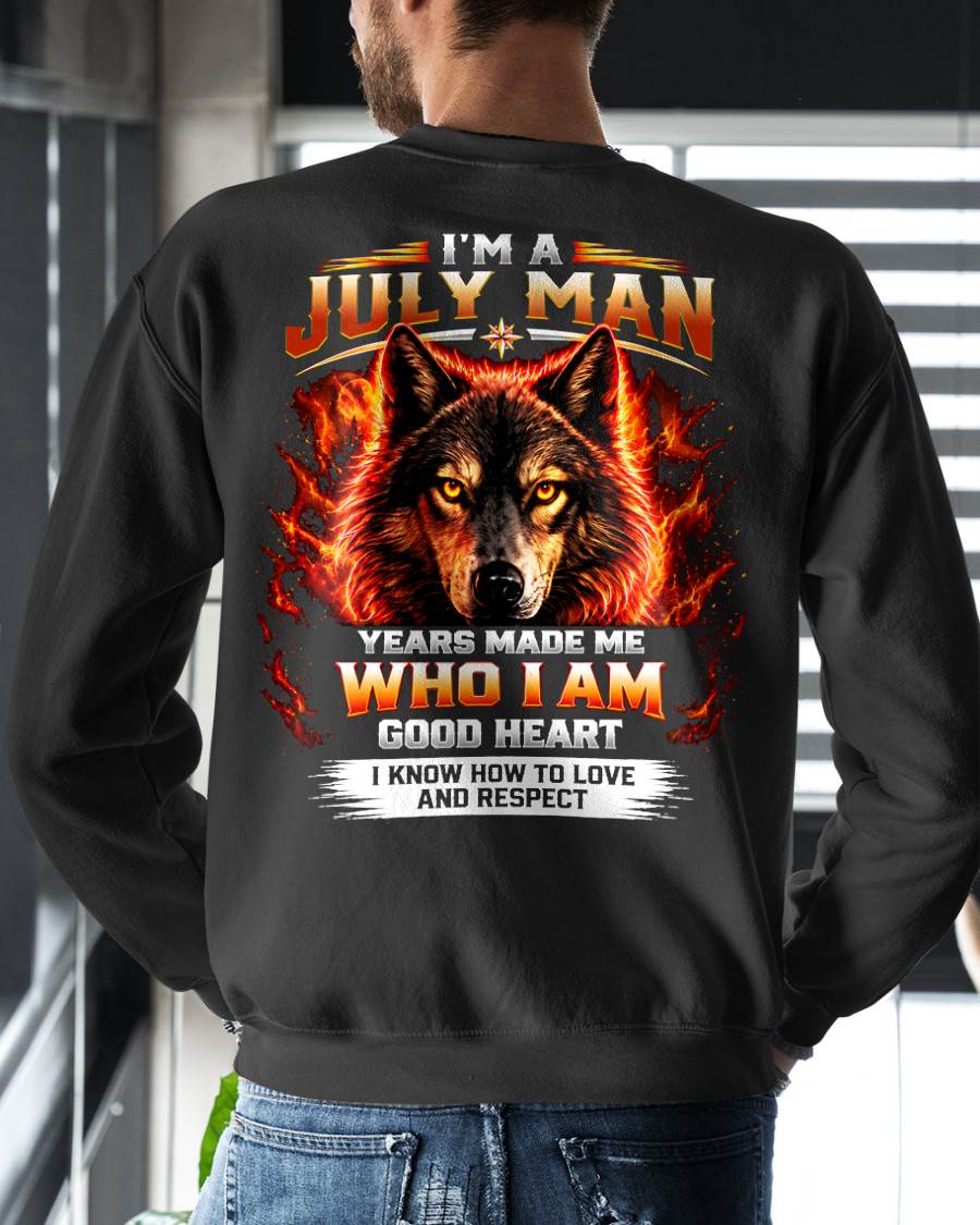 JULY SHIRT I Know How To Love And Respect - For Men - Virgo07 (SKU2609-291-07)