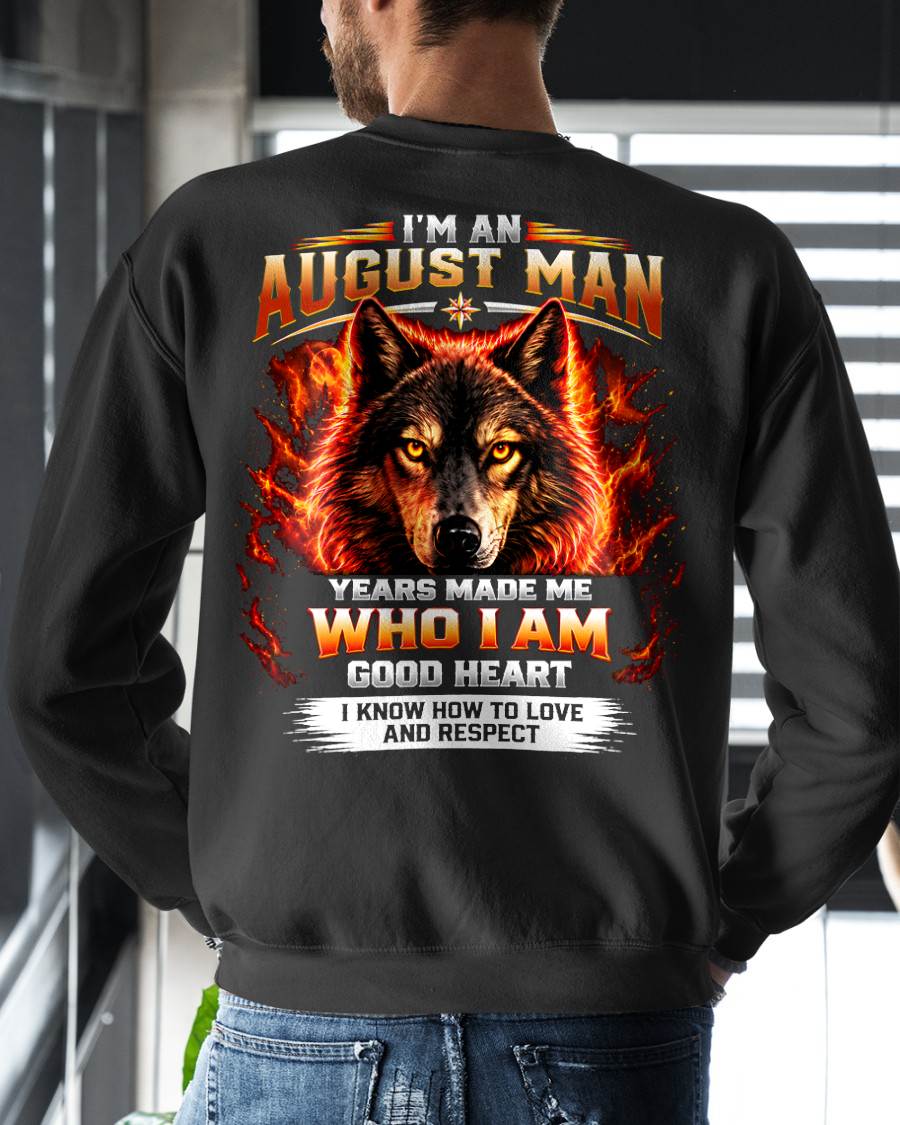 AUGUST SHIRT I Know How To Love And Respect - For Men - Virgo08 (SKU2609-291-08)