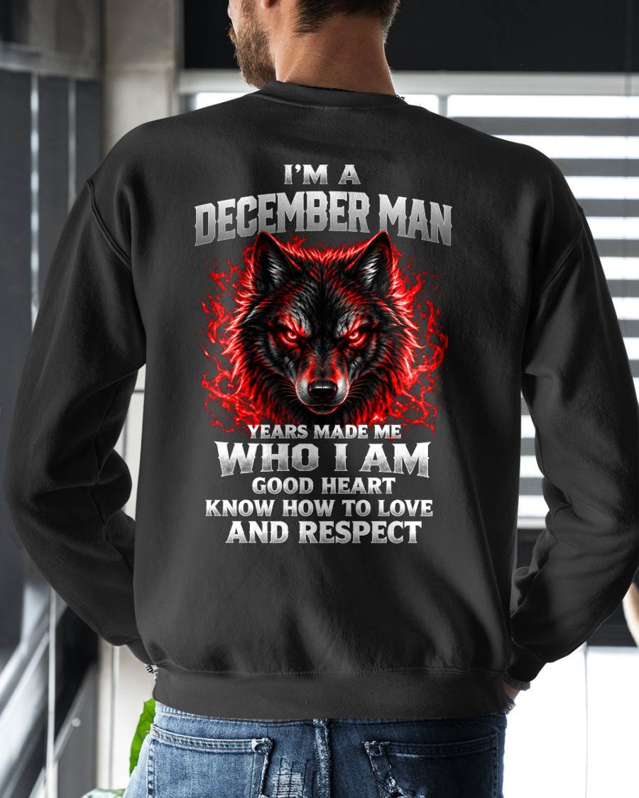 DECEMBER SHIRT I Know How To Love And Respect - For Men - Virgo12 (SKU2610-186-12)