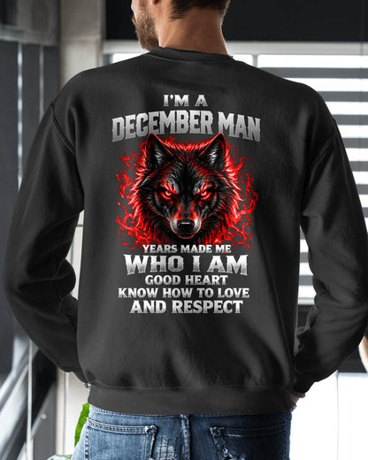 DECEMBER SHIRT I Know How To Love And Respect - For Men - Virgo12 (SKU2610-186-12)