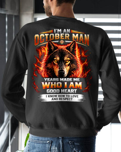 OCTOBER SHIRT I Know How To Love And Respect - For Men - Virgo10 (SKU2609-291-10)