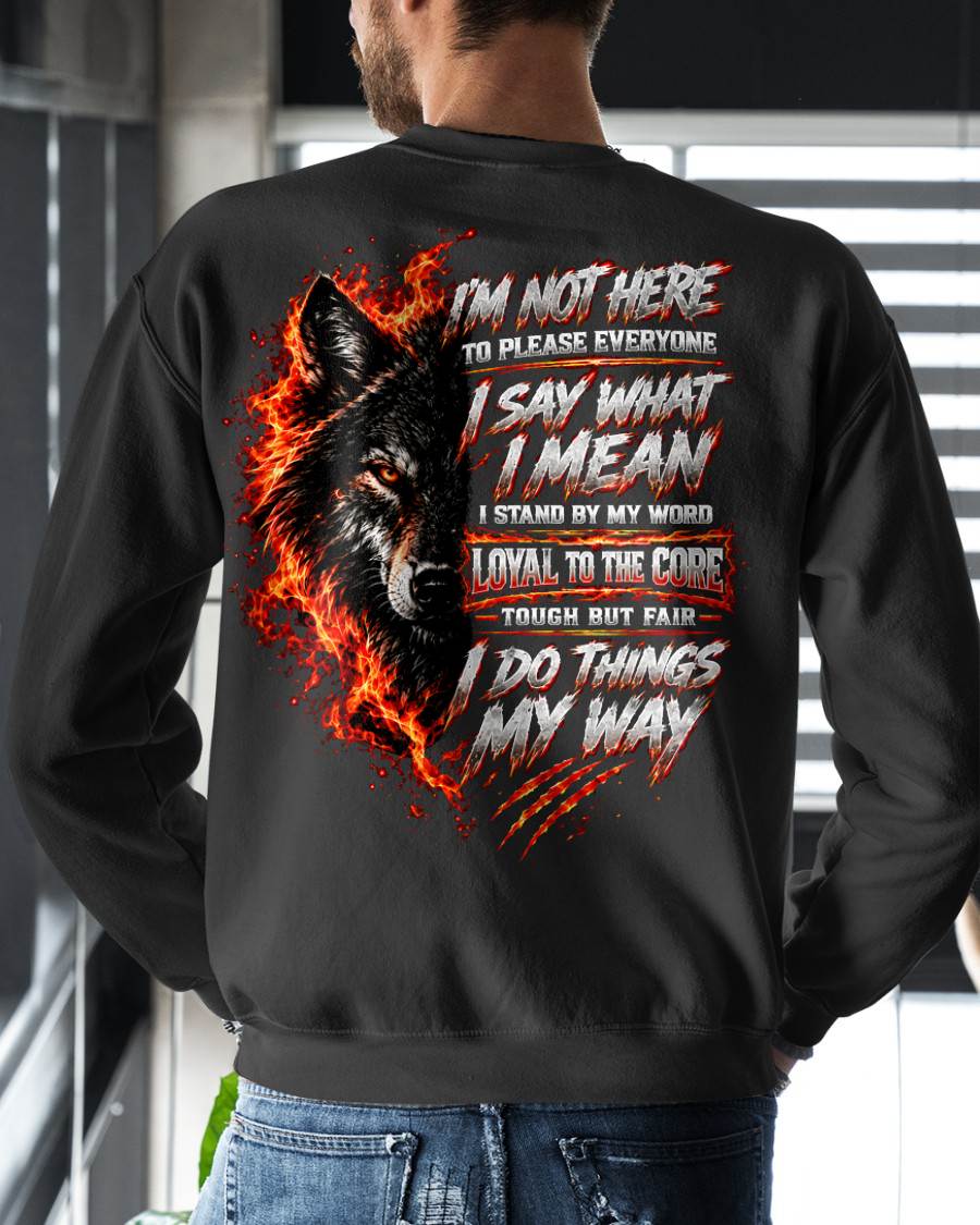 SHIRT I Do Things My Way - For Men - Virgo00 (SKU2609-181)