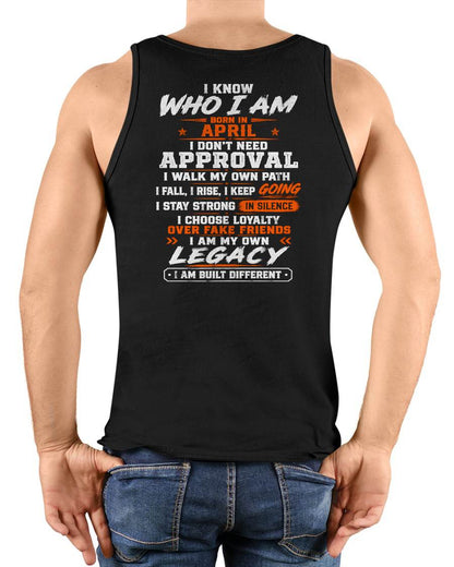 APRIL SHIRT Who I Am - For Men - Virgo04 (SKU2608-648-04)