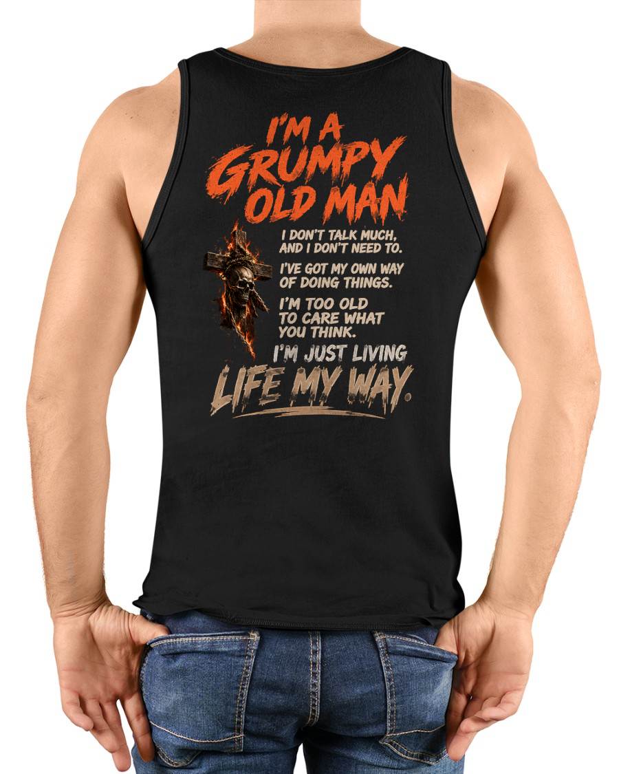 SHIRT I'm A Grumpy Old Man - For Men - Virgo00 (SKU2609-140)