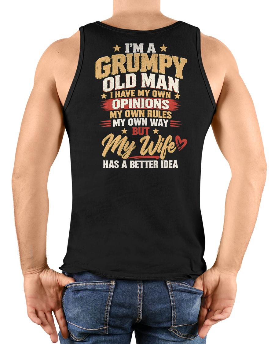 SHIRT I'm A Grumpy Old Man - For Men - Virgo00 (SKU2609-237)