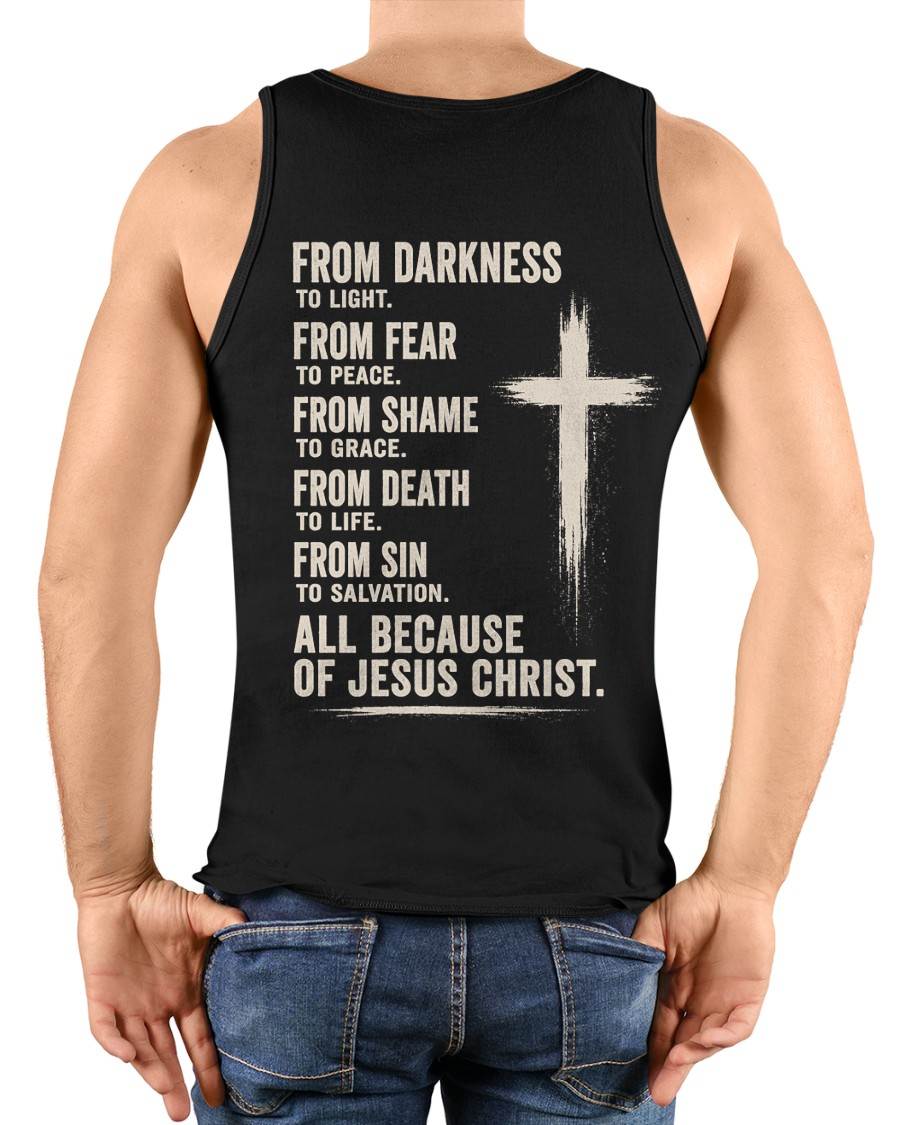Christian T-Shirt From Darkness... - For Men - Virgo00 (SKU2607-334)