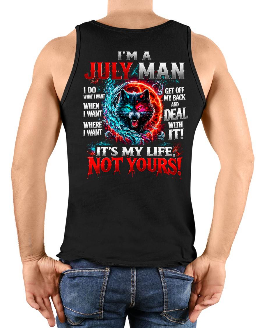 JULY SHIRT It's My Life, Not Yours - For Men - Virgo07 (SKU2609-331-07)