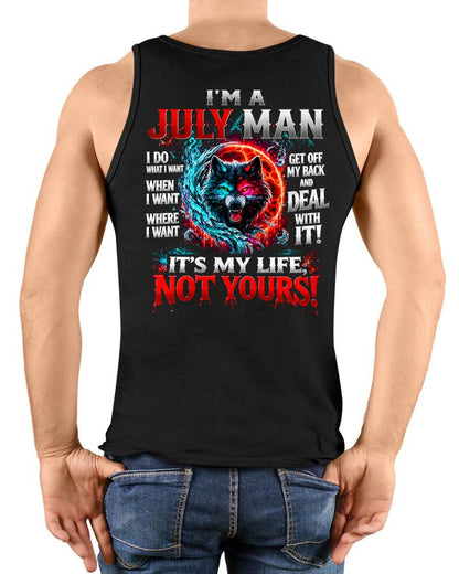 JULY SHIRT It's My Life, Not Yours - For Men - Virgo07 (SKU2609-331-07)