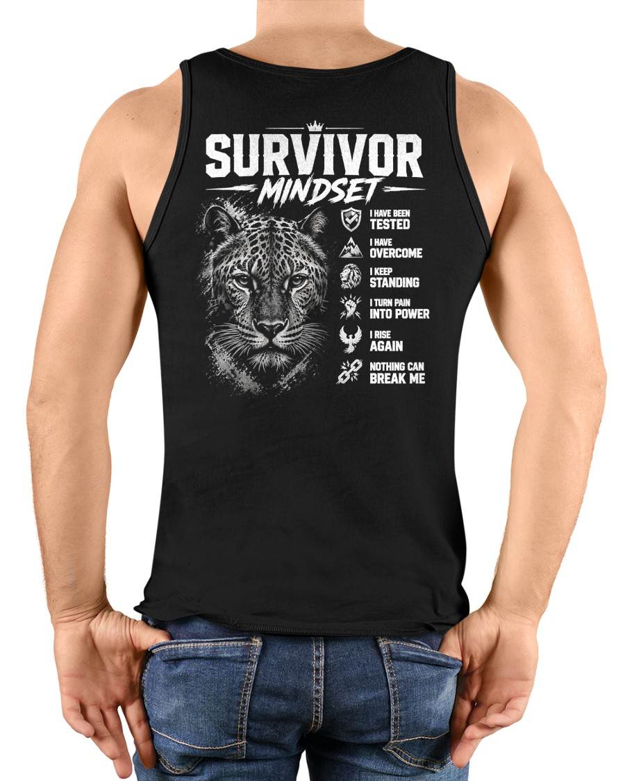 PET SHIRT Survivor Mindset - For Men - Virgo00 (SKU2608-647)