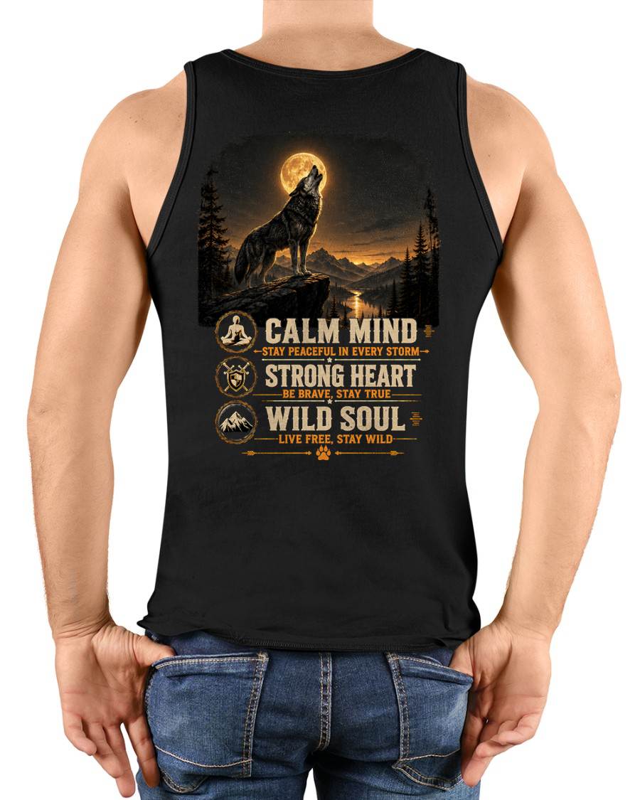 PET SHIRT Calm, Strong, Wild - For Men - Virgo00 (SKU2608-405)