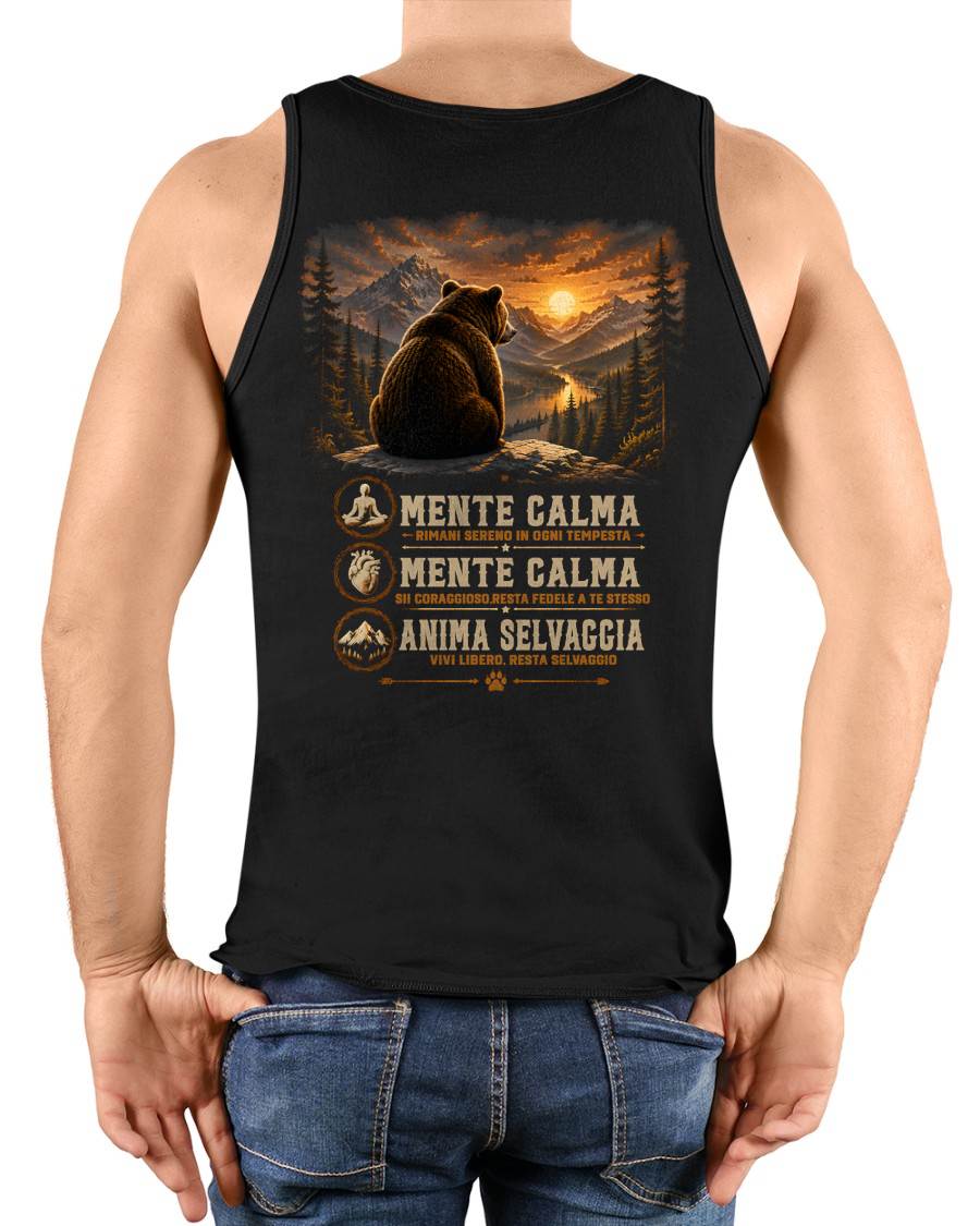 PET SHIRT Calm, Strong, Wild - For Men - Virgo00 (SKU2608-464)