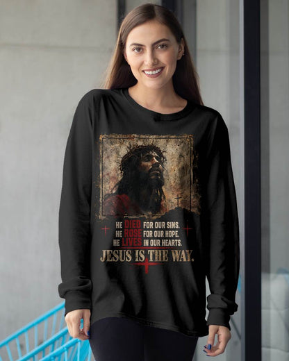 Christian T-Shirt Jesus is the Way - For Women - Virgo00 (SKU2607-349)