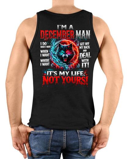 DECEMBER SHIRT It's My Life, Not Yours - For Men - Virgo12 (SKU2609-331-12)