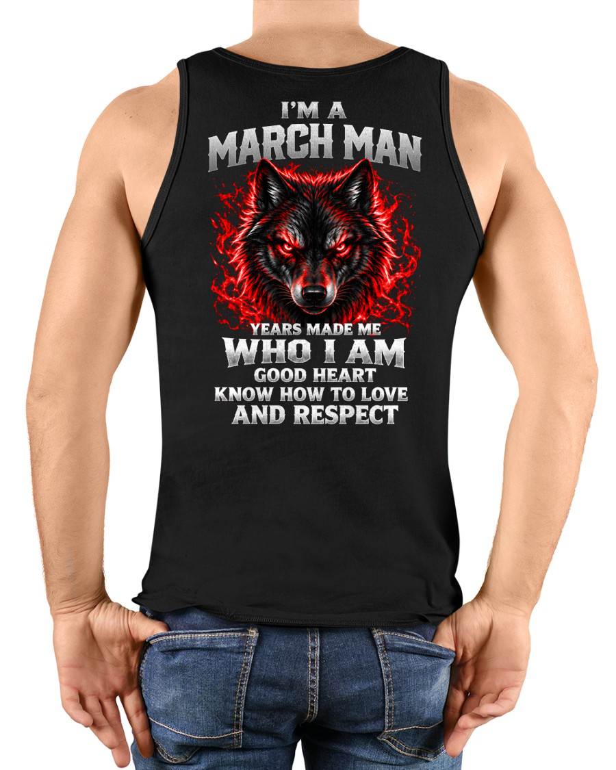 MARCH SHIRT I Know How To Love And Respect - For Men - Virgo03 (SKU2610-186-03)