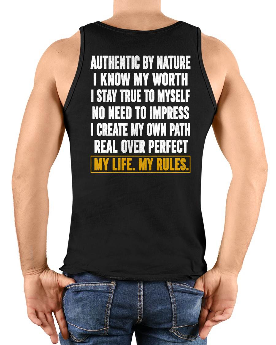 SHIRT My Life My Rules - For Men - Virgo00 (SKU2608-622)