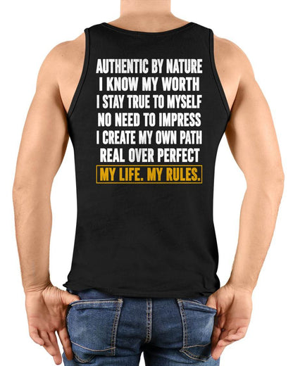 SHIRT My Life My Rules - For Men - Virgo00 (SKU2608-622)
