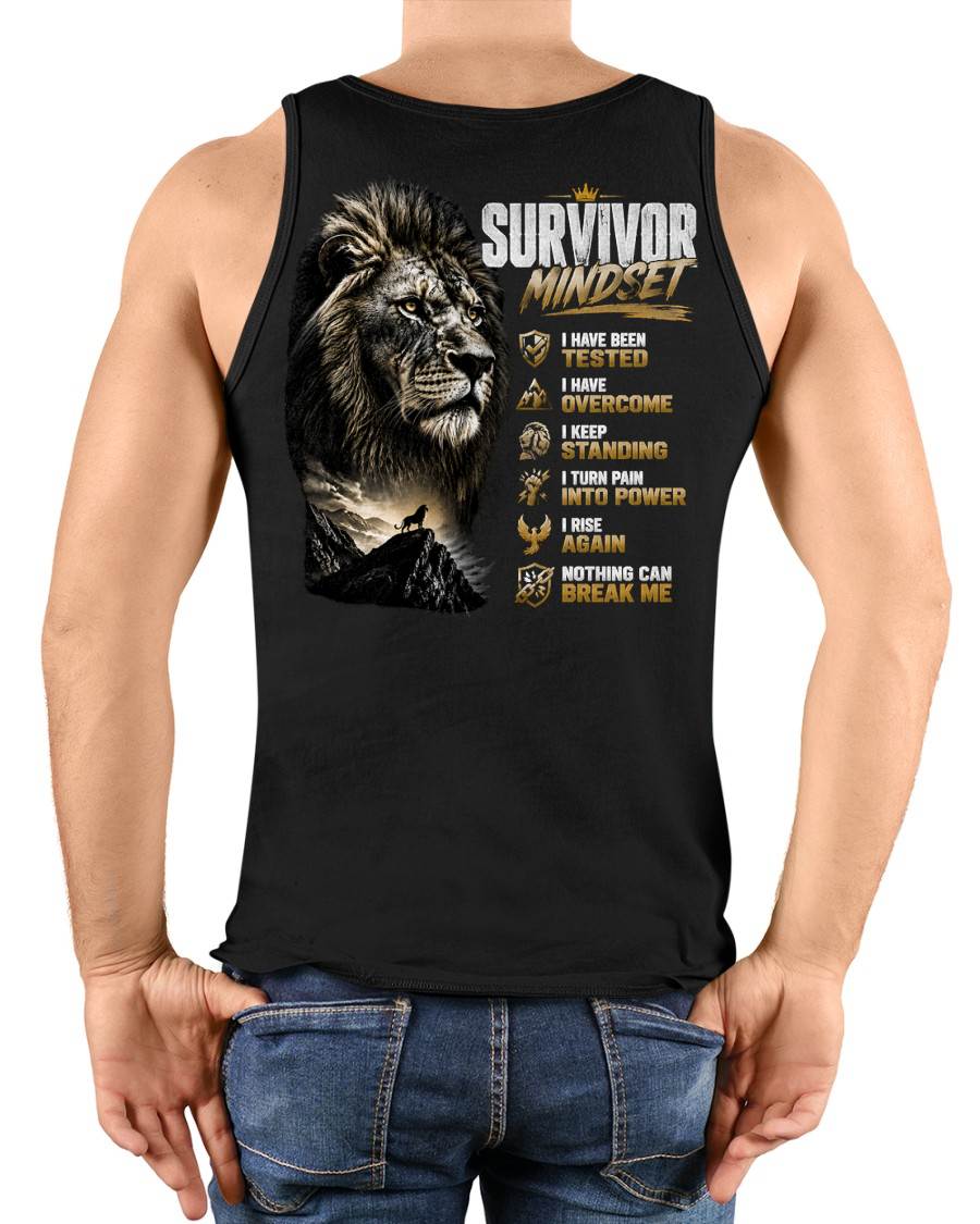 PET SHIRT Survivor Mindset - For Men - Virgo00 (SKU2608-623)