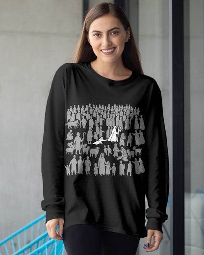 Woman Who Touched Jesus Christian Faith Bible Verse God T-Shirt- For Women - Virgo00 (SKU2807-NI-06)