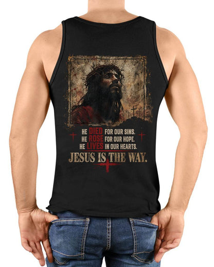 Jesus, God is the way T-Shirt - For Men - Virgo00 (SKU2607-313)