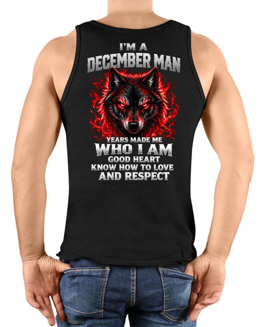 DECEMBER SHIRT I Know How To Love And Respect - For Men - Virgo12 (SKU2610-186-12)