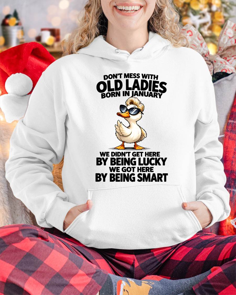 JANUARY SHIRT Don't Mess With Old Ladies - For Women - Virgo01 (SKU2609-305-01)