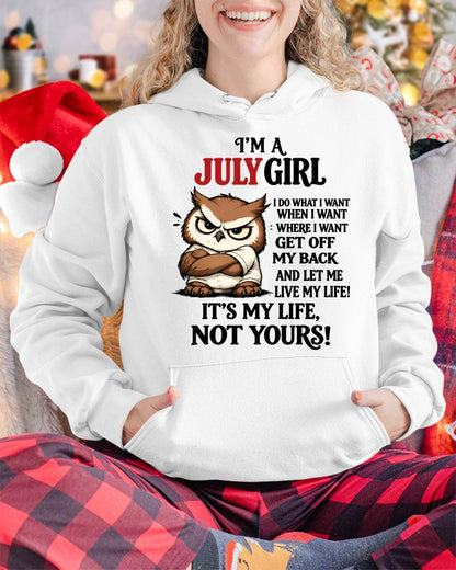 JULY SHIRT It's My Life, Not Yours - For Women - Virgo07 (SKU2609-328-07)
