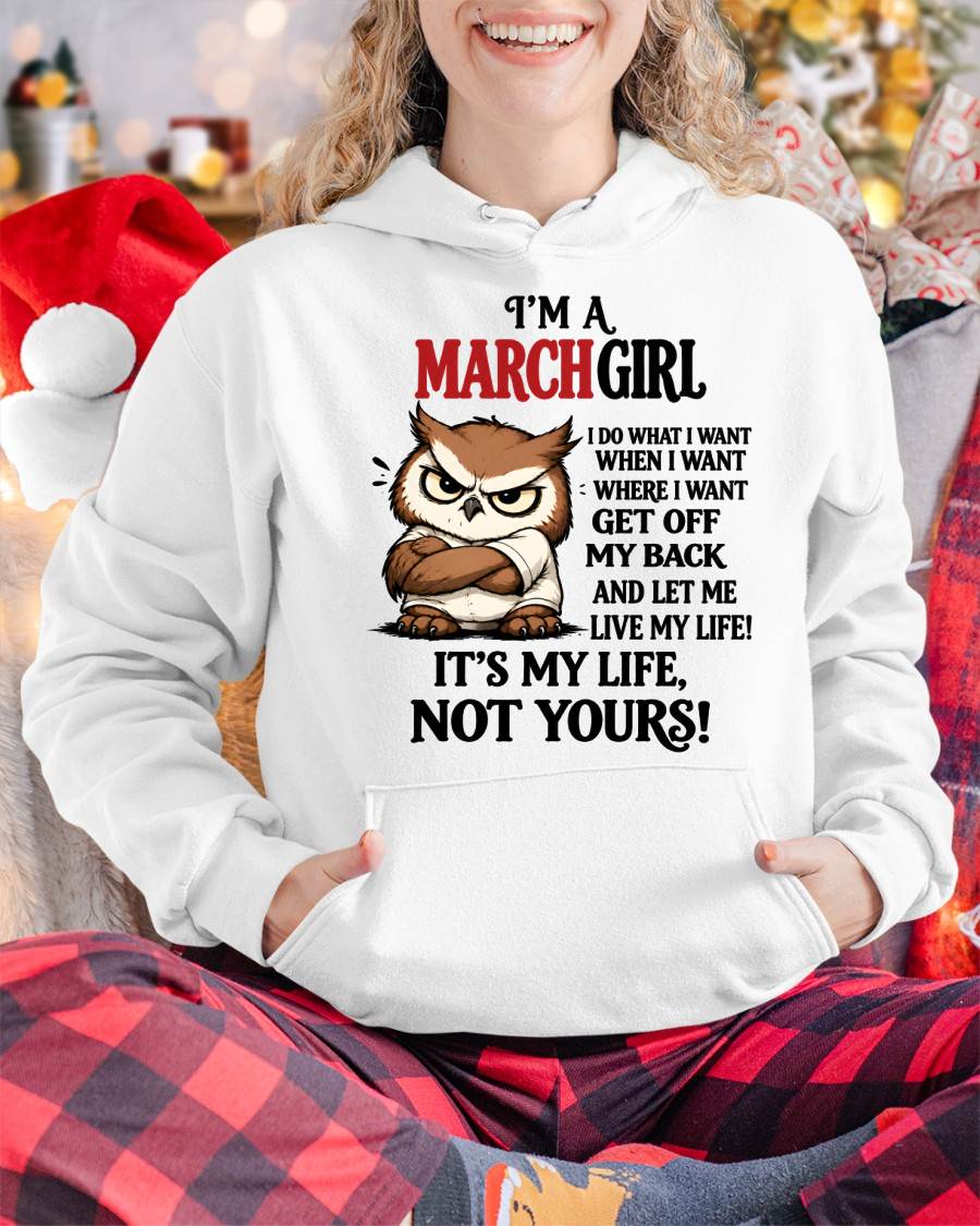 MARCH SHIRT It's My Life, Not Yours - For Women - Virgo03 (SKU2609-328-03)