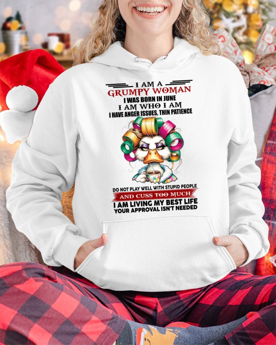 JUNE - GRUMPY WOMAN - BIRTHDAY SHIRT FOR WOMEN - FMA / Virgo06 (SKU26T-01-22-06)