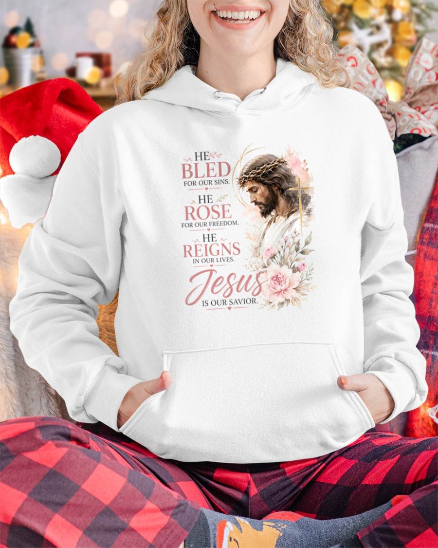 JESUS IS OUR SAVIOR - CHRISTIAN T-SHIRT - FOR WOMEN Virgo00