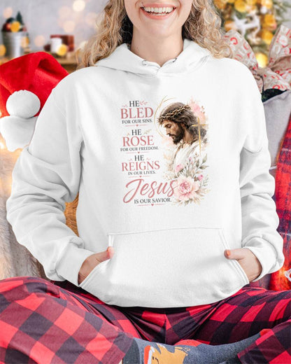 JESUS IS OUR SAVIOR - CHRISTIAN T-SHIRT - FOR WOMEN Virgo00