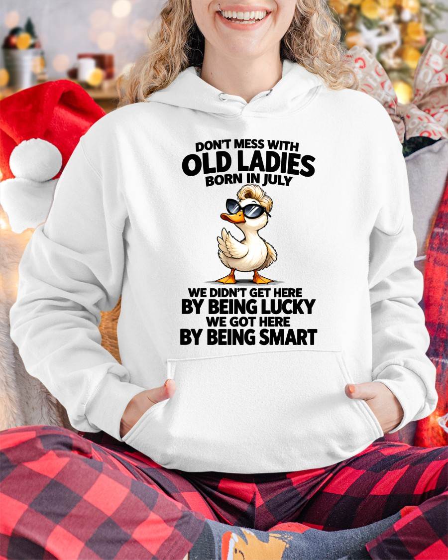 JULY SHIRT Don't Mess With Old Ladies - For Women - Virgo07 (SKU2609-305-07)