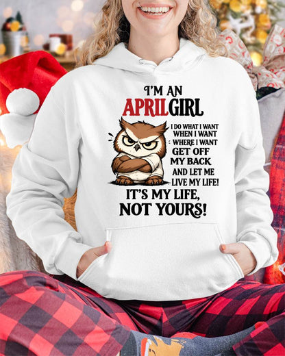 APRIL SHIRT It's My Life, Not Yours - For Women - Virgo04 (SKU2609-328-04)