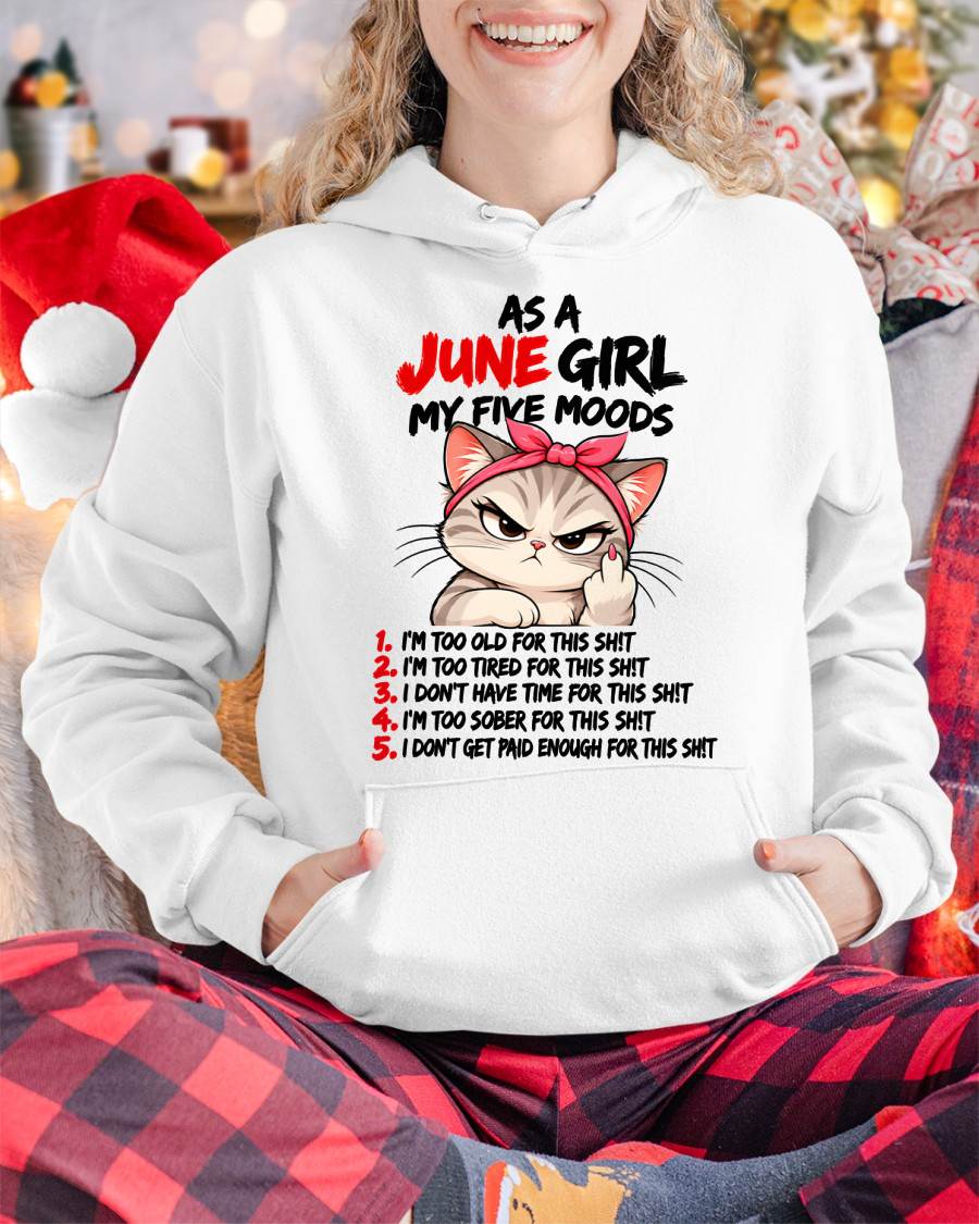 JUNE SHIRT June Girl, My 5 Moods - For Women - Virgo06 (SKU2610-164-06)