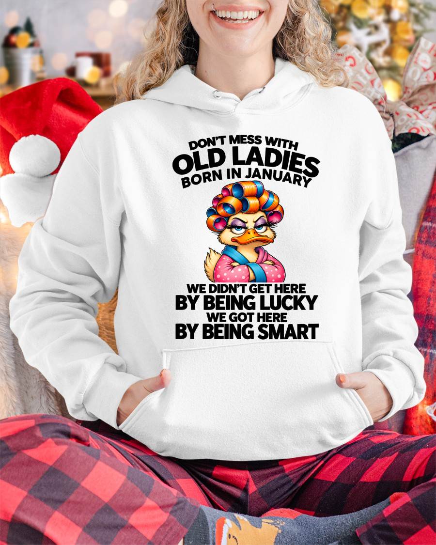 JANUARY SHIRT Don't Mess With Old Ladies - For Women - Virgo01 (SKU2609-304-01)