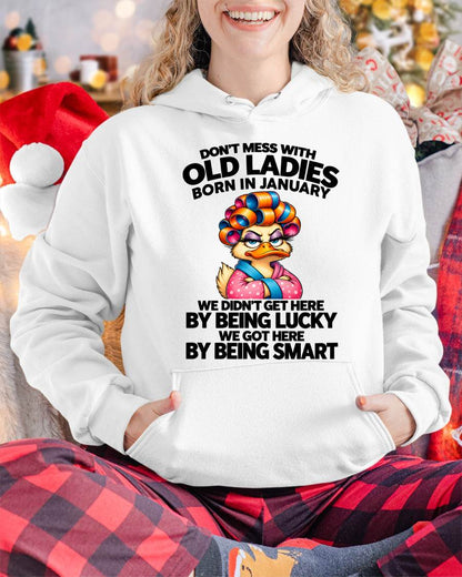 JANUARY SHIRT Don't Mess With Old Ladies - For Women - Virgo01 (SKU2609-304-01)