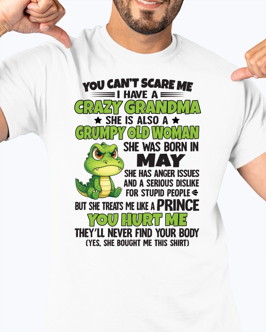 MAY - YOU CAN'T SCARE ME - FOR GRANDSON - GIFT FROM GRANDMA - virgo05 (SKU09-85-05)