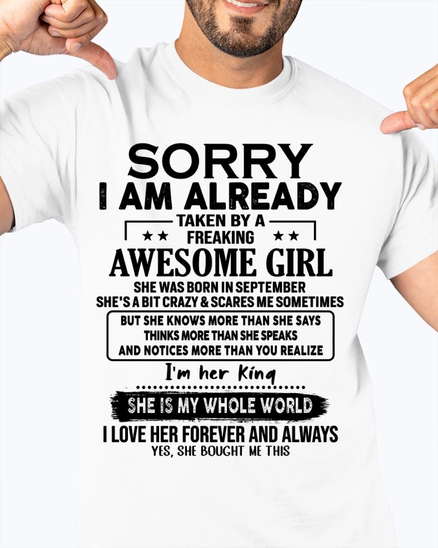 September - Awesome Girl born in September - Special gift for your boyfriend - From Wife Virgo09 (SKU.AT16)