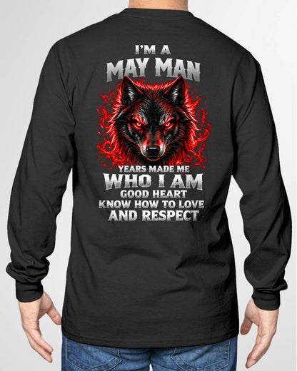 MAY SHIRT I Know How To Love And Respect - For Men - Virgo05 (SKU2610-186-05)