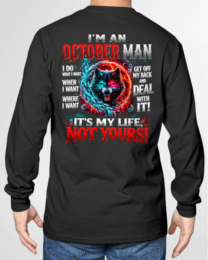 OCTOBER SHIRT It's My Life, Not Yours - For Men - Virgo10 (SKU2609-331-10)