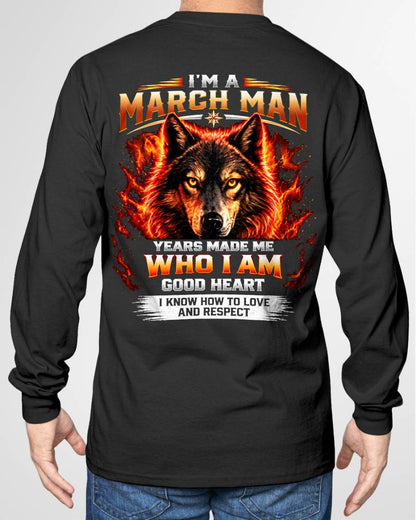 MARCH SHIRT I Know How To Love And Respect - For Men - Virgo03 (SKU2609-291-03)