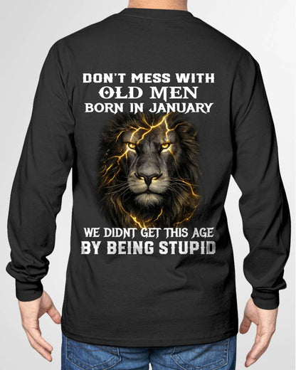 JANUARY SHIRT, DON’T MESS WITH OLD MEN - Virgo MALE01 (SKU2604-309-01)