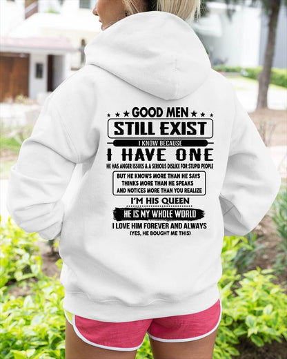 GOOD MEN STILL EXIST I KNOW BECAUSE HAVE ONE - GIFT FOR WIFE FROM HUSBAND - virgo00 (SKU2608-399-00)